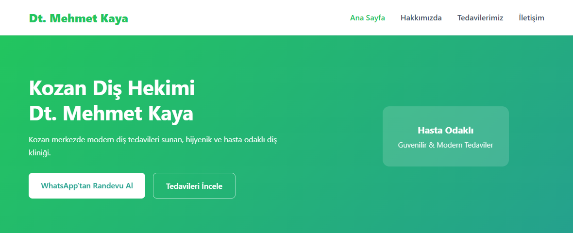 Klasik Yeşil Turkuaz Tema